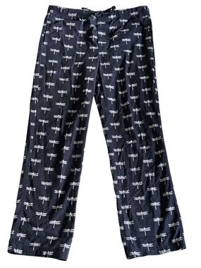 GAP Cotton Dragonfly Print Lounge Pants w Pockets - Men XS / Women S - 31” insea